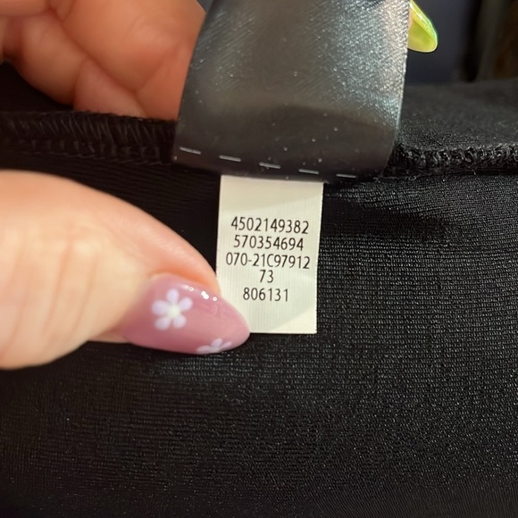 Chico’s Chiffon Trim Jacket Scroll Print Bracelet Sleeves Chicos Size 2 Large - Picture 8 of 9